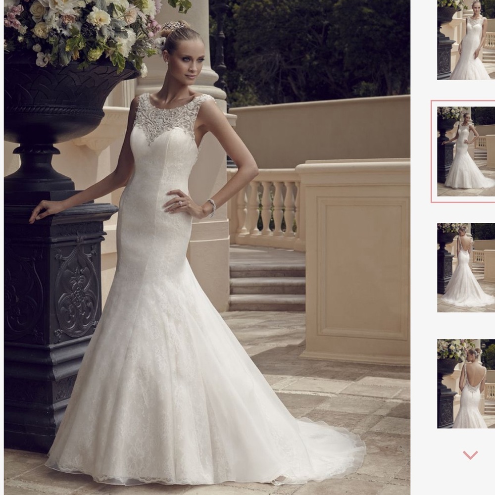 Casablanca Wedding Dress- size 8